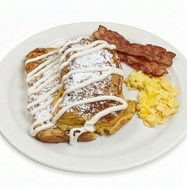 Cinnamon Roll French Toast.