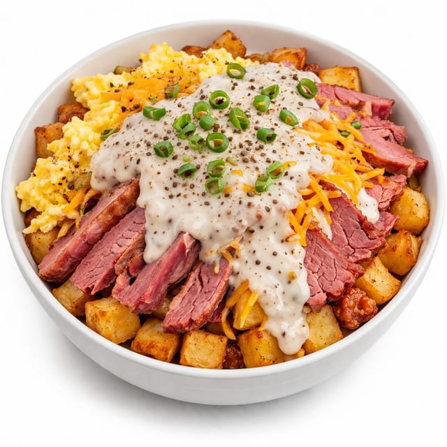 Corned Beef Hangover Bowl.
