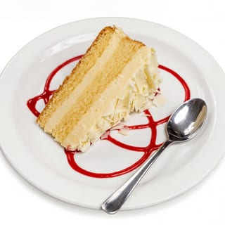 Limoncello Mascarpone Cake Slice