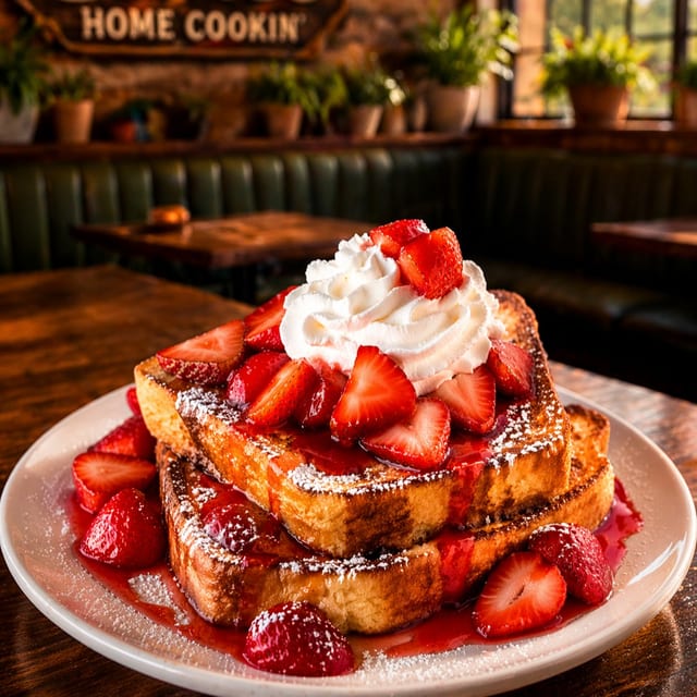 Strawberry Shortcake French Toast.