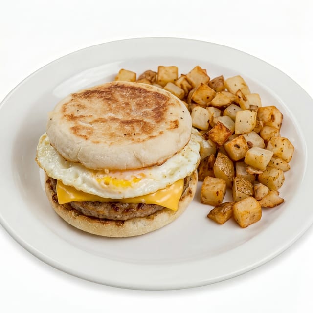 English Muffin Melt Sandwich.